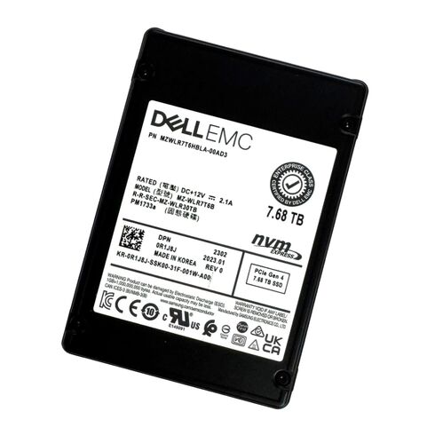 T0D57 Dell 7.68TB NVMe Read Intensive SSD
