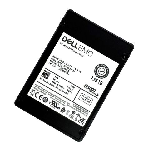 T0D57 Dell 7.68TB NVMe Read Intensive U.2 SSD