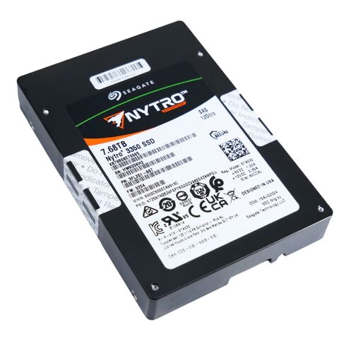 XS7680SE70065 Seagate SAS 12GBPS SFF SSDXS7680SE70065 Seagate Nytro 3350 SSD