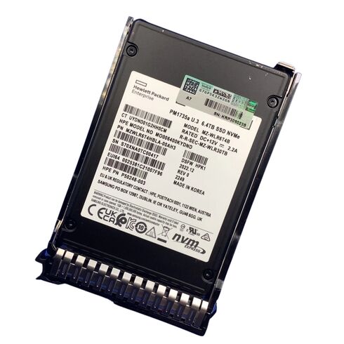 6.4TB P50231-B21 Nvme HPE SSD