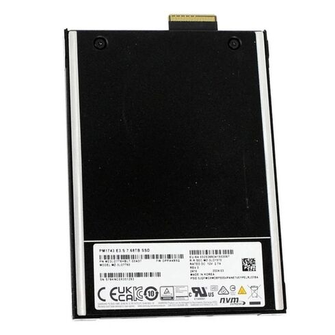 SAMSUNG MZ-3LO7T60 PM1743 7.68TB 2.5Inch SSD