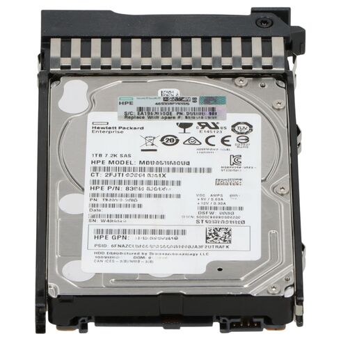 HPE 765464-B21 1TB SFF SAS 7.2K RPM HDD