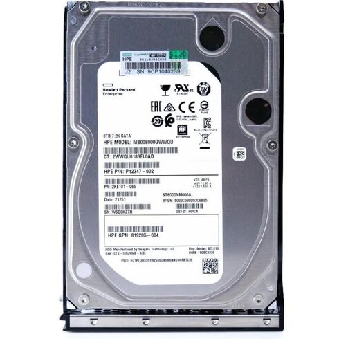 HPE 826553-001 8TB 7.2K RPM 6GBPS 3.5Inch SATA HDD