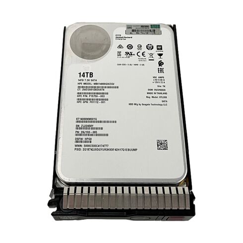 HPE P09163-H21 14TB SATA 6GBPS LFF Hard Drive
