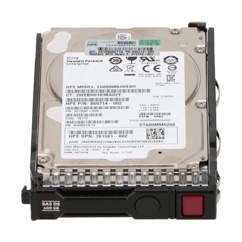 HPE 873035-001 600GB SAS 12GBPS 10K RPM HDD