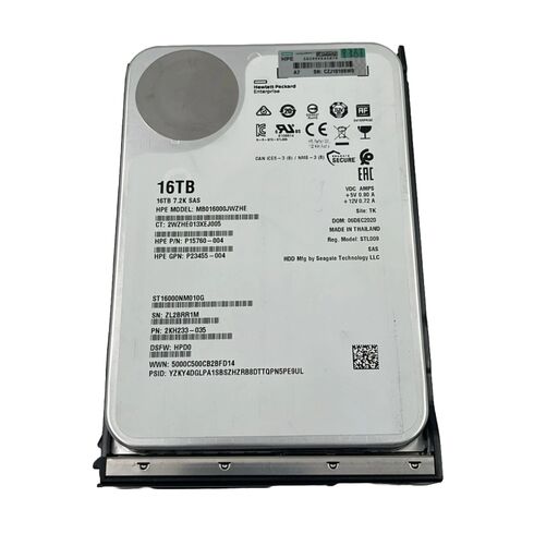 HPE P21581-001 MSA 16TB SAS M2 LFF Enterprise Hard Drive