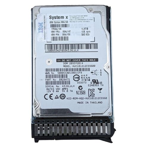 IBM 00AJ146 Hot Swap Hard Disk Drive