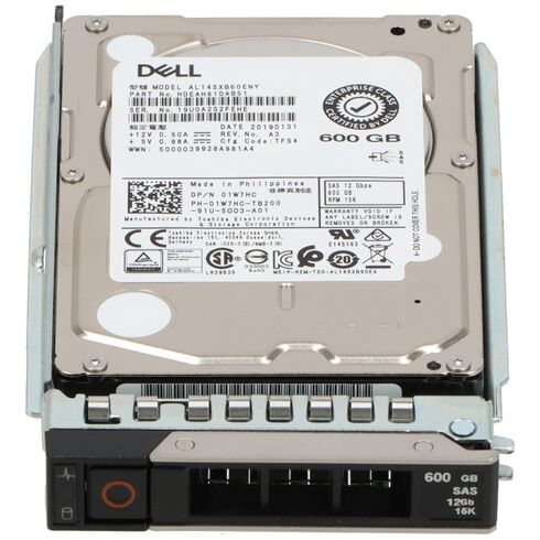 DELL 1W7HC 600GB 15K RPM 128MB 512N SFF HDD