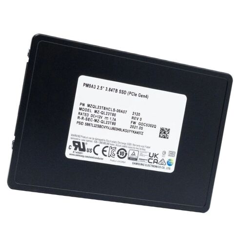 MZQL23T8HCLS-00A07 Samsung 3.84TB NVMe SSD