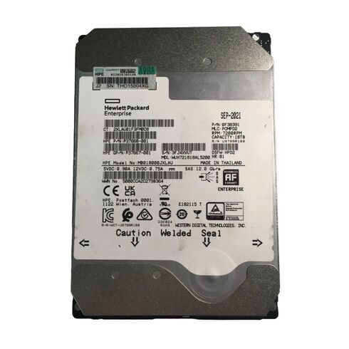 HPE P37666-001 18TB SAS 12GBPS HDD
