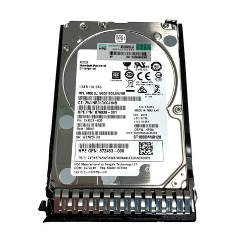 HPE P51134-001 1.8TB SAS 12GBPS Hot Swap Hard Drive