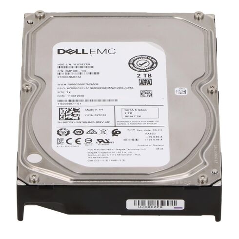 DELL 400-BDCP 2TB 7.2K RPM 3.5Inch 6GBPS SATA HDD