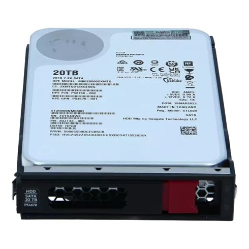 HPE P54544-B21 20TB SAS 12GBPS HDD