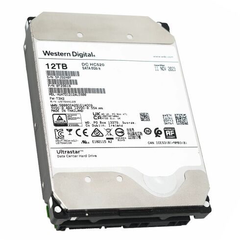 WESTERN DIGITAL HUH721212ALE601 ULTRASTAR 12TB 7.2K RPM SATA HC520 HDD