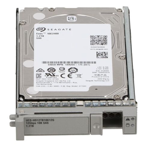 HX-HD12TB10K12N Cisco 1.2TB SAS 12GBPS Hard Drive