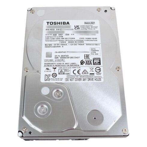 Toshiba MG03ACA200 SATA 6GBPS Hard Disk Drive