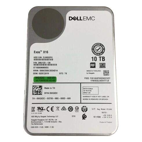 Dell KGPR6 10TB SATA 6GBPS HDD