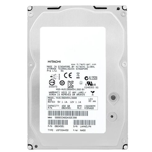Hitachi Ultrastar HUS154545VLS300 450GB 15K RPM 3GBPS HDD
