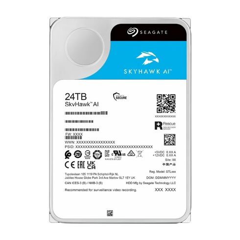 Seagate ST24000VE002 24TB AI SATA 6GBPS LFF HDD