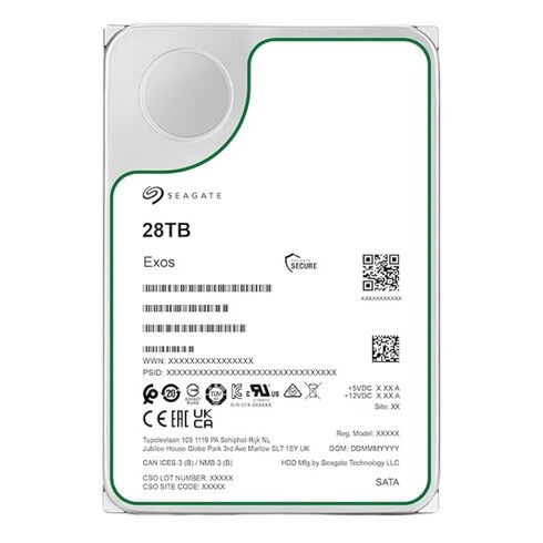 Seagate ST28000NM000C 28TB SATA 6GBPS 3.5 Inches HDD