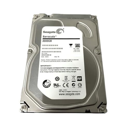 Seagate ST3000DM001 3TB SATA 6GBPS 7.2K RPM HDD