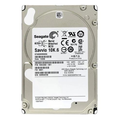 Seagate ST3600002SS 600GB 10K RPM SAS-6GBPS HDD