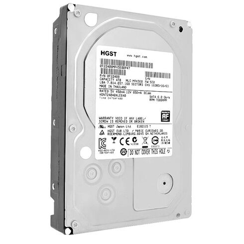 WESTERN DIGITAL HUS724040ALE640 ULTRASTAR 4TB 7.2K RPM SATA 64MB HDD