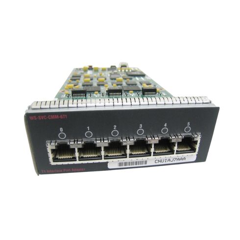 Cisco WS-SVC-CMM-6T1 6 Ports T1 Voice Module