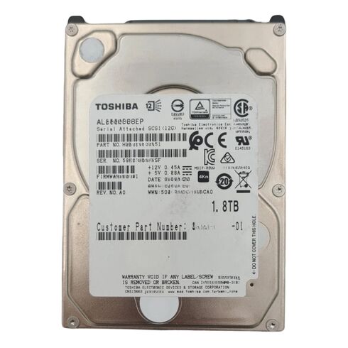 Toshiba AL14SEB18EQ 1.8TB 10K RPM SAS 12GBPS HDD