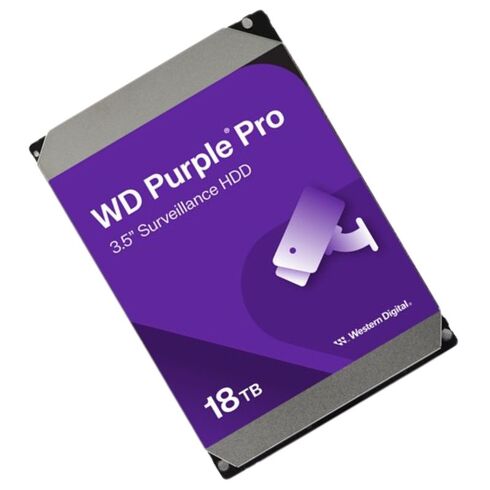 WD WD181PURP 18TB 7.2K RPM SATA-6GBPS 512MB Buffer HDD