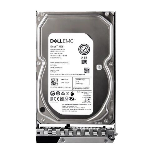 XCF0X Dell 2TB SATA 6GBPS Hot Plug Hard Drive