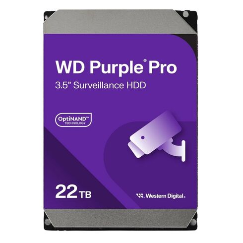 WD221PURP WD Purple Pro 22TB 7.2K RPM SATA Internal Surveillance Hard Drive