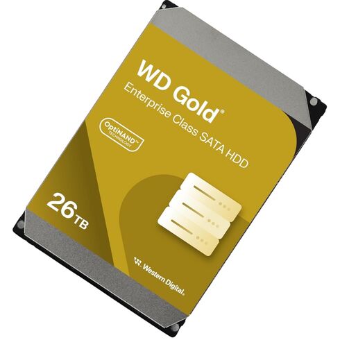 WD261KRYZ Western Digital Gold 26TB 7.2K RPM SATA 6GBPS 3.5inch HDD