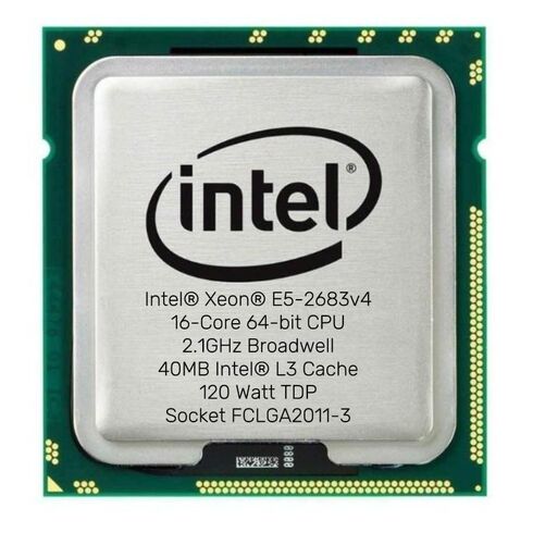 HPE 825500-B21 Intel Xeon E5-2683v4 16 Core 40MB L3 Cache QPI Processor