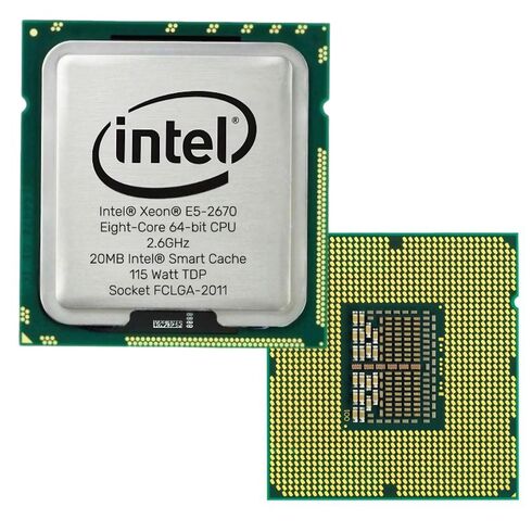 BX80621E52670 Intel Xeon E5-2670 8-Cores 64bit 20MB Cache Processor