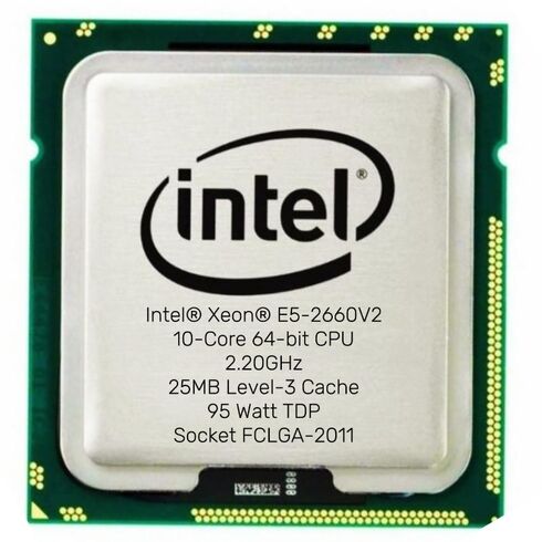 BX80635E52660V2 Intel Xeon E5-2660V2 10-Core 2.2GHz Processor