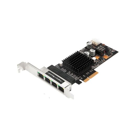SIIG LB-GE0811-S1 4 Ports PCI-E Network Adapter