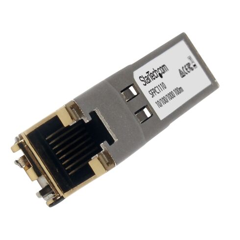 StarTech SFPC1110 1000base-t Transceiver ModuleStarTech SFPC1110 1GbE Gigabit Ethernet Transceiver Module