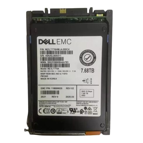 EMC 005052924 7.68TB SAS Solid State Drive