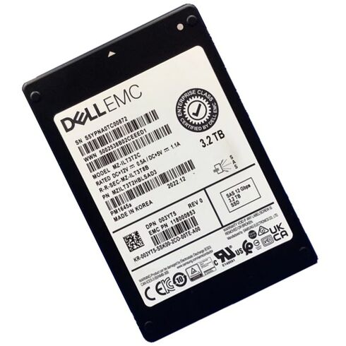 EMC 118000853 3.2TB PM1645A SAS 12GBPS 2.5inch HOT SWAP SSD