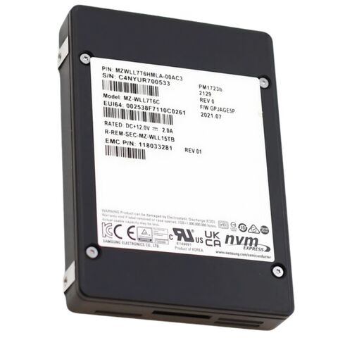 EMC 118033281 PM1723b 7.68TB PCIe 3.0 U.2 SSD