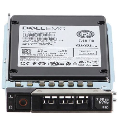 DELL 345-BJPB 7.68TB NVMEe U.2 2.5inch SFF SSD