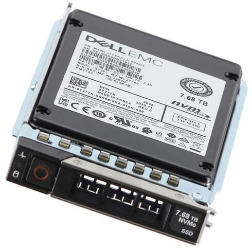 DELL 345-BJPJ 7.68TB 2.5Inch PCIe Gen4 U.2 SSD
