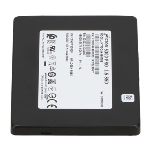 MTFDDAK960TDS-1AW16ABDA Micron 960GBPS SATA 6GBPS SFF SSD