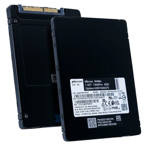 MTFDKCC1T9TFR-1BC1ZABDA Micron Pci Express 4.0 x4 NVMe SSD