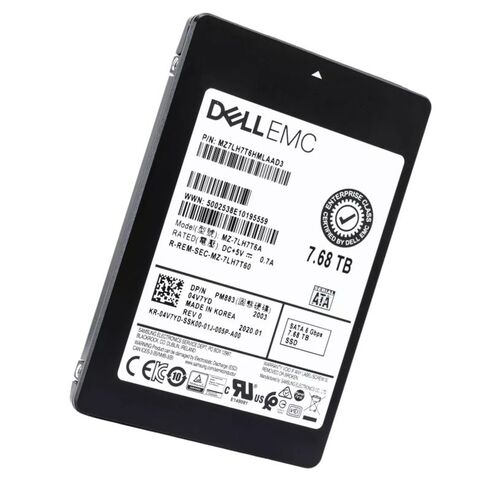 Dell 345-BKSJ 7.68TB SATA 6GBPS Solid State Drive