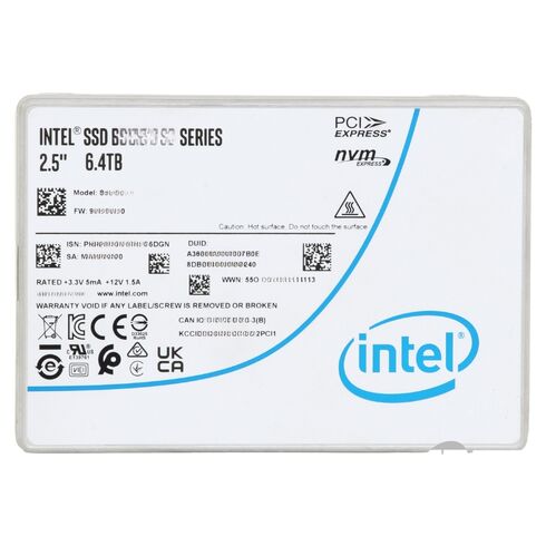 Intel SSDPF2KE064T1E 6.4TB D7-P5620 MU PCI-E NVMe SSD