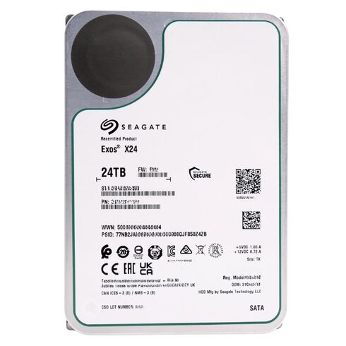 Seagate 3KS103-881 24TB EXOS X24 SATA 6GB/s 7200RPM HDD