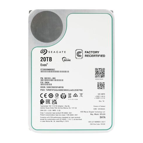 Seagate ST20000NM002C SATA 6GBPS Hard Disk Drive