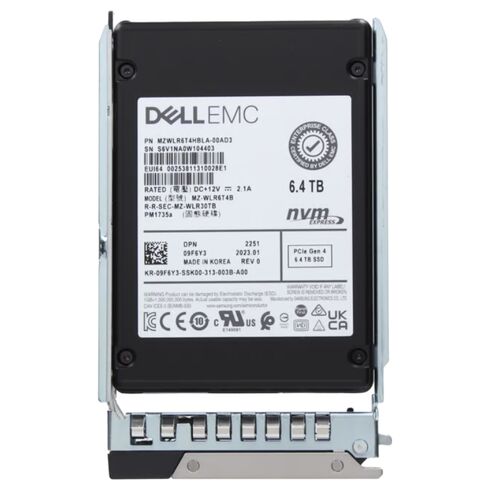 Dell TCG4D 6.4TB NVMe 12GBPS SED SSD